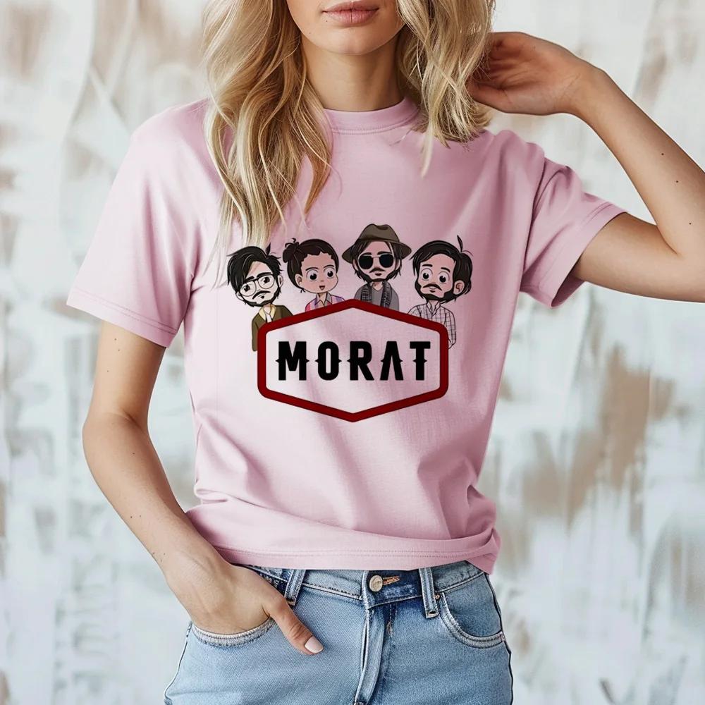 Morat Top Женская летняя повседневная свободная японская футболка для мальчиков Одежда для комиксов