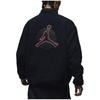 Jordan Мужская флисовая куртка Fearless Logo с воротником-стойкой на молнии, повседневная, черная FV4017-010