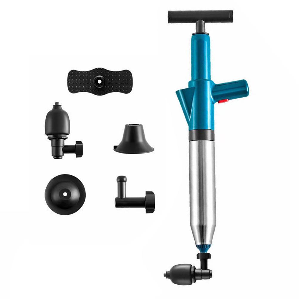High Pressure Toilet Plunger Unblocker Pipes and Sinks Plunger Air Drain Blaster Cleaner Powerful Manual Pneumatic Dredge Tools