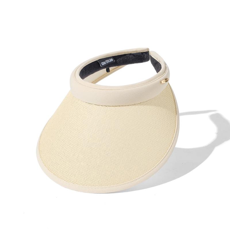 Соломенная шляпа-цилиндр с плоским верхом, детская пляжная шляпа от солнца, повязка на голову от солнца, соломенная шляпа, летняя защита лица, универсальная