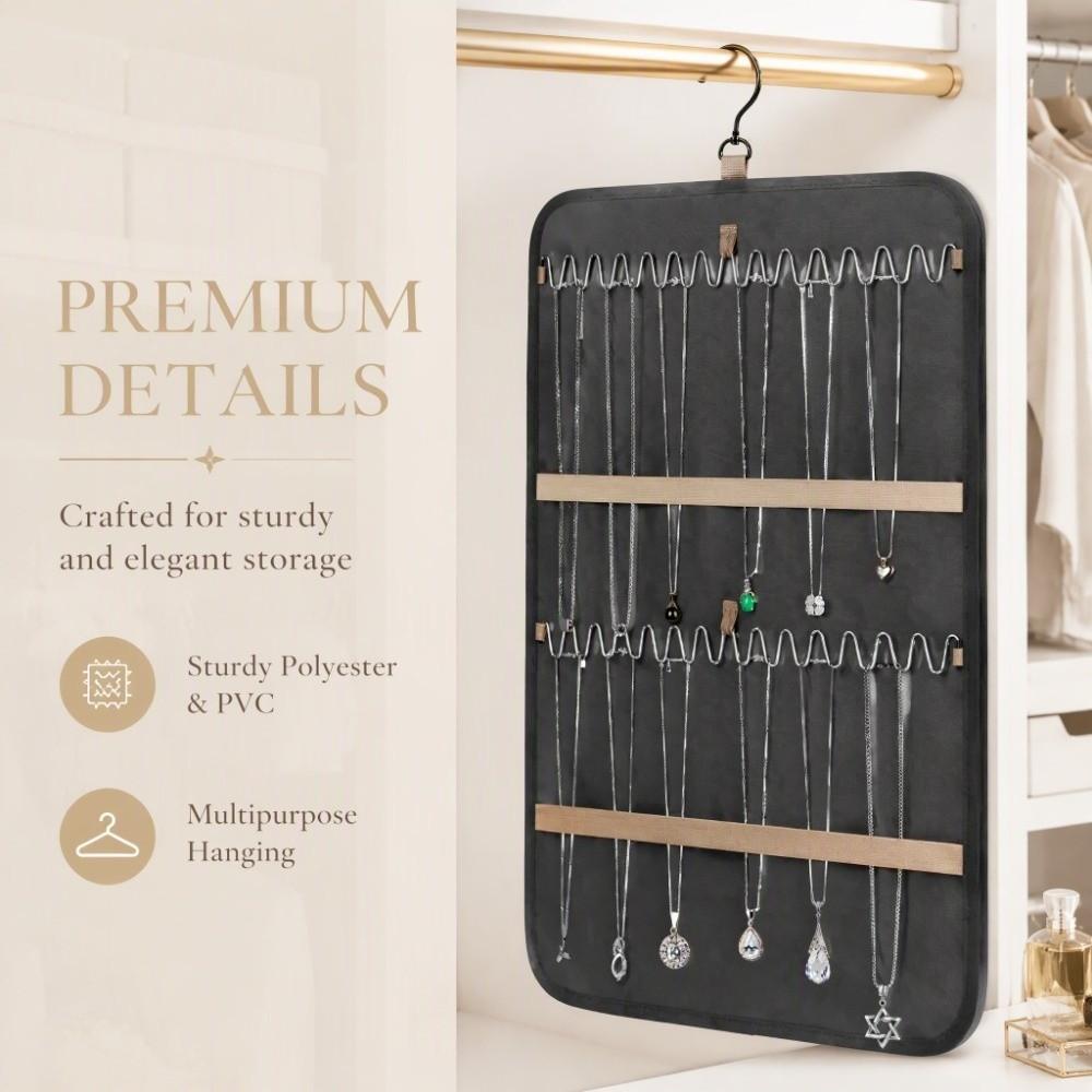 With Hanger Hanging Jewelry Organizer Wall Mount Wall Jewelry Storage For Women