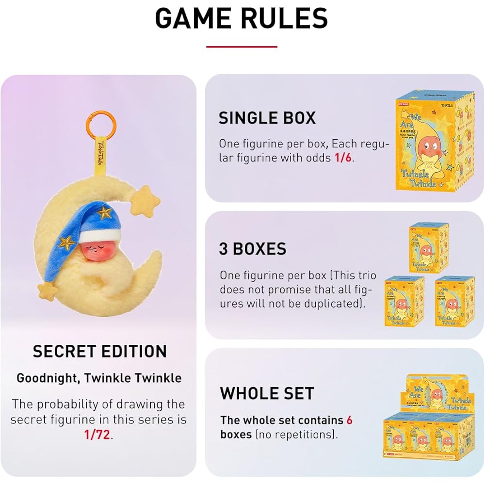 Pop Mart Мы - Твинкл Твинкл Плюшевая Подвеска Игрушка Фигурка Оригинальный Персонаж 1 Штука Мягкий Винил Премиальная Коллекционная