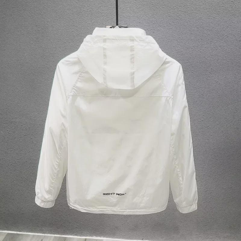 2024 Spring & Autumn Men's Hooded Sports Windbreaker - Loose, Lightweight, Fashion Jacket