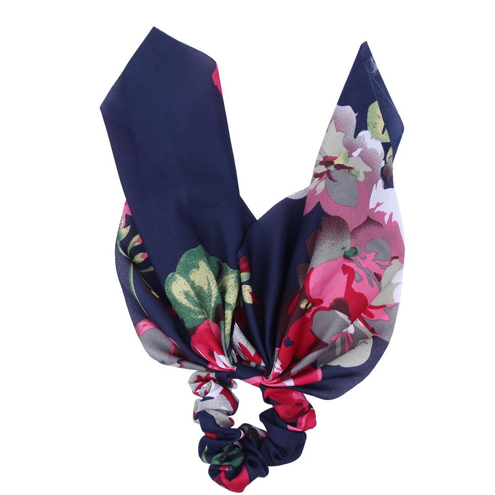 Silky Satin Hair Bows Women Knotted Hair Ties Elastic Bands Satin Hair Ribbon Scrunchy Red Ponytail Holder for Girls Oversized