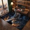 Alien Xenomorph Rug Soft Thick Non Slip Floor Carpet for Bedroom Living Room Home Decor