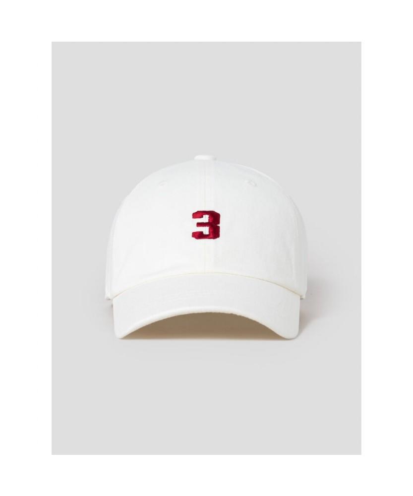 8SECONDS Cotton Number Ball Cap White