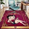Betty Boop Pattern Rug, Indoor/Outdoor Mat, for Picnic, Gameroom, Bedroom, Office, Living Room, Home Decor Carpet, Birthday Gift