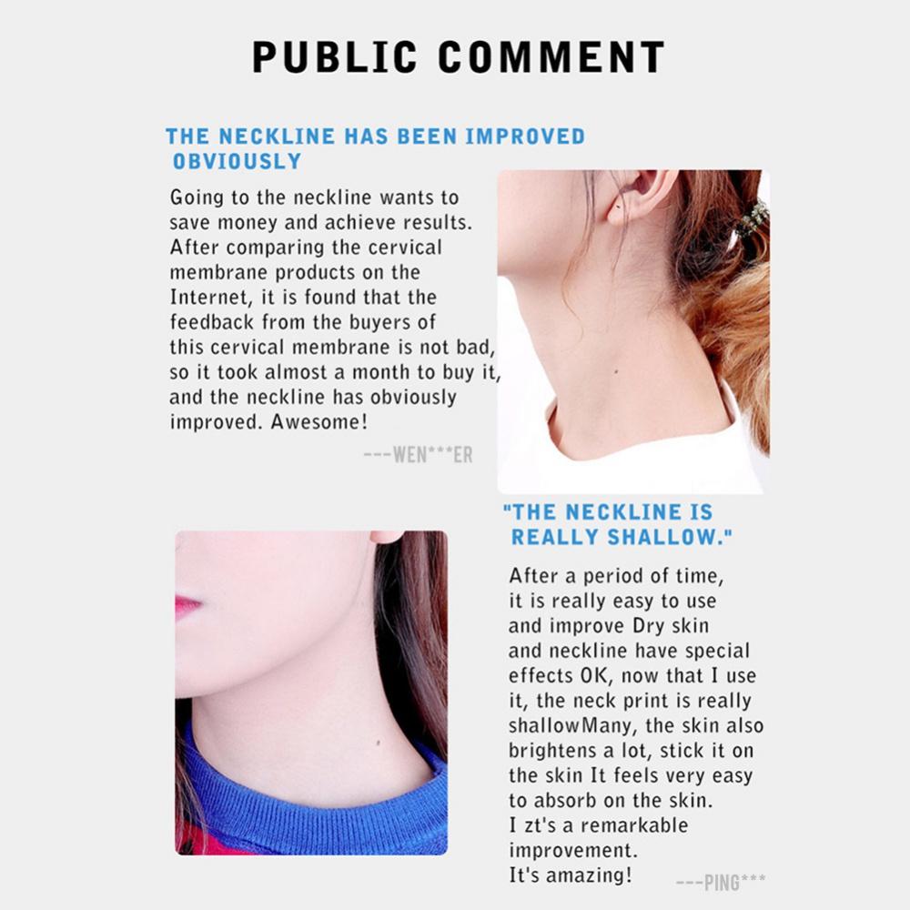 Козье молоко гексапептид шейные патчи маски мембрана увлажняющий отбеливающий коллаген против морщин антивозрастной лифтинг упругость