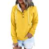 Women's Casual Fashion Solid Color Long Sleeve Pullover Hoodies Sweatshirts