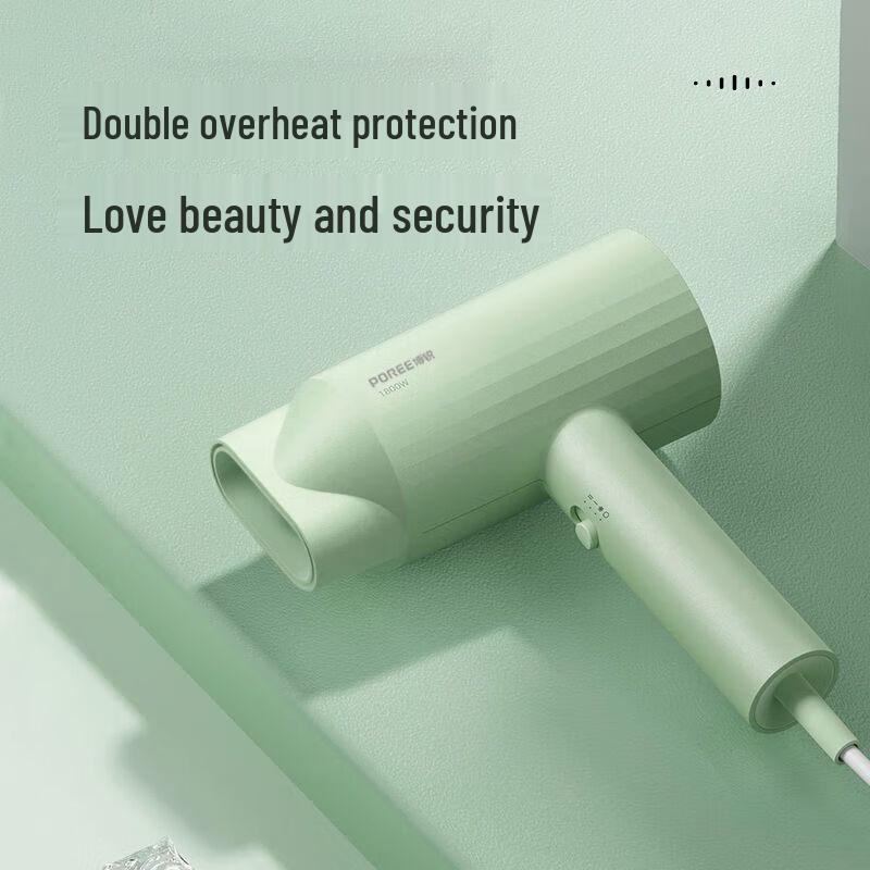 POREE PH1628 High-Power Negative Ion Hair Dryer CN plug (adapter included)