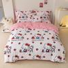 Hello Kitty Duvet Cover Bedding Set Duvet Cover with Pillowcase Single King Queen Twin Size Home Textile Children Bedroom Decor