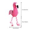 1PC Cute Flamingo Plush Dog Toys Funny Interactive Squeaky Chew Ropes Toys For Small Large Pets Teeth Cleaning Supplies