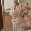 Свитер с закругленным краем в корейском стиле: Мягкий, свободный ретро-трикотаж на осень/зиму 2026