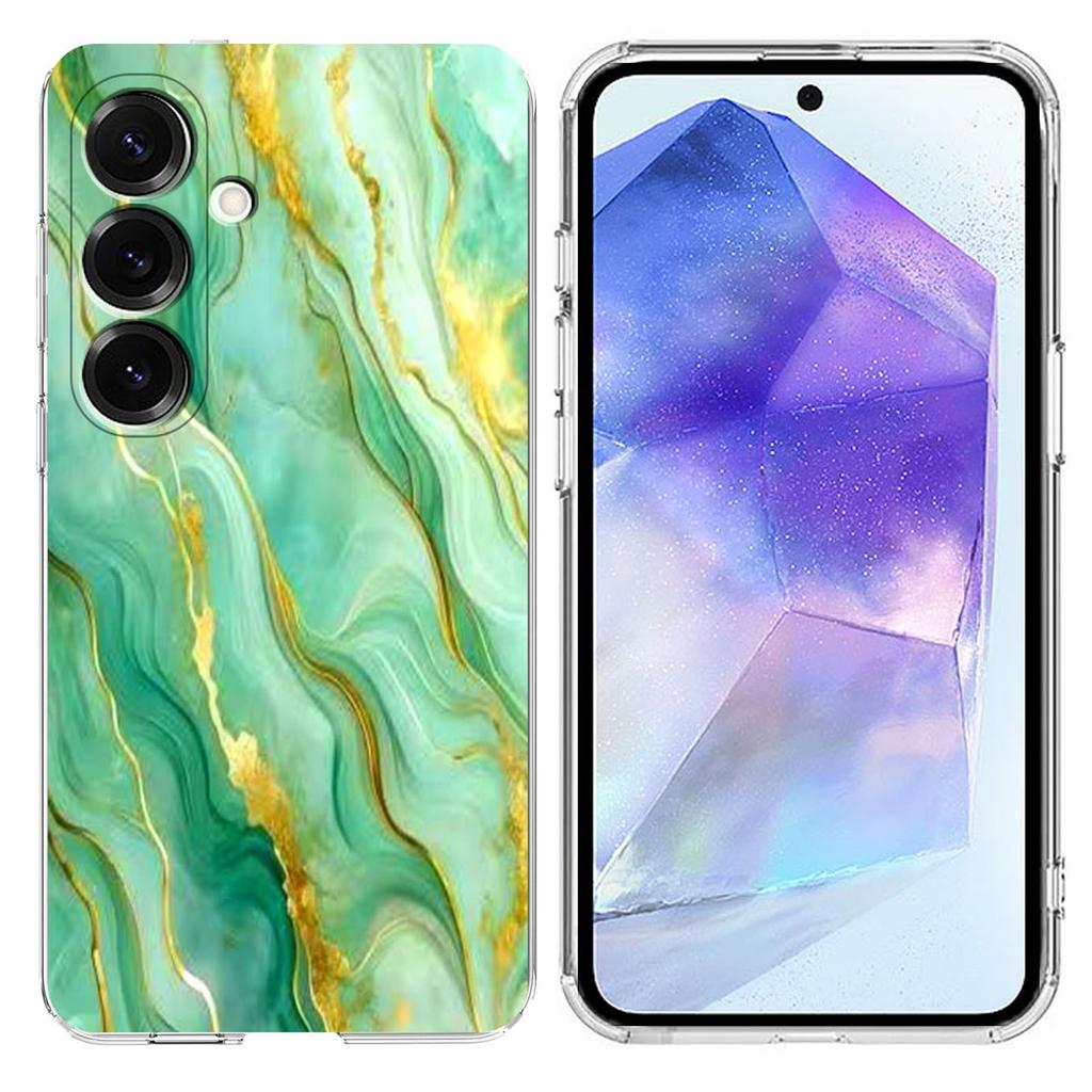 For Samsung Galaxy A55 5G Case Marble Pattern Printing Soft TPU Phone Cover