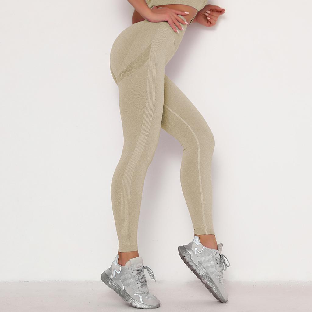 Леггинсы для тренировок для женщин, бесшовные леггинсы Gym Scrunch Butt Lifting