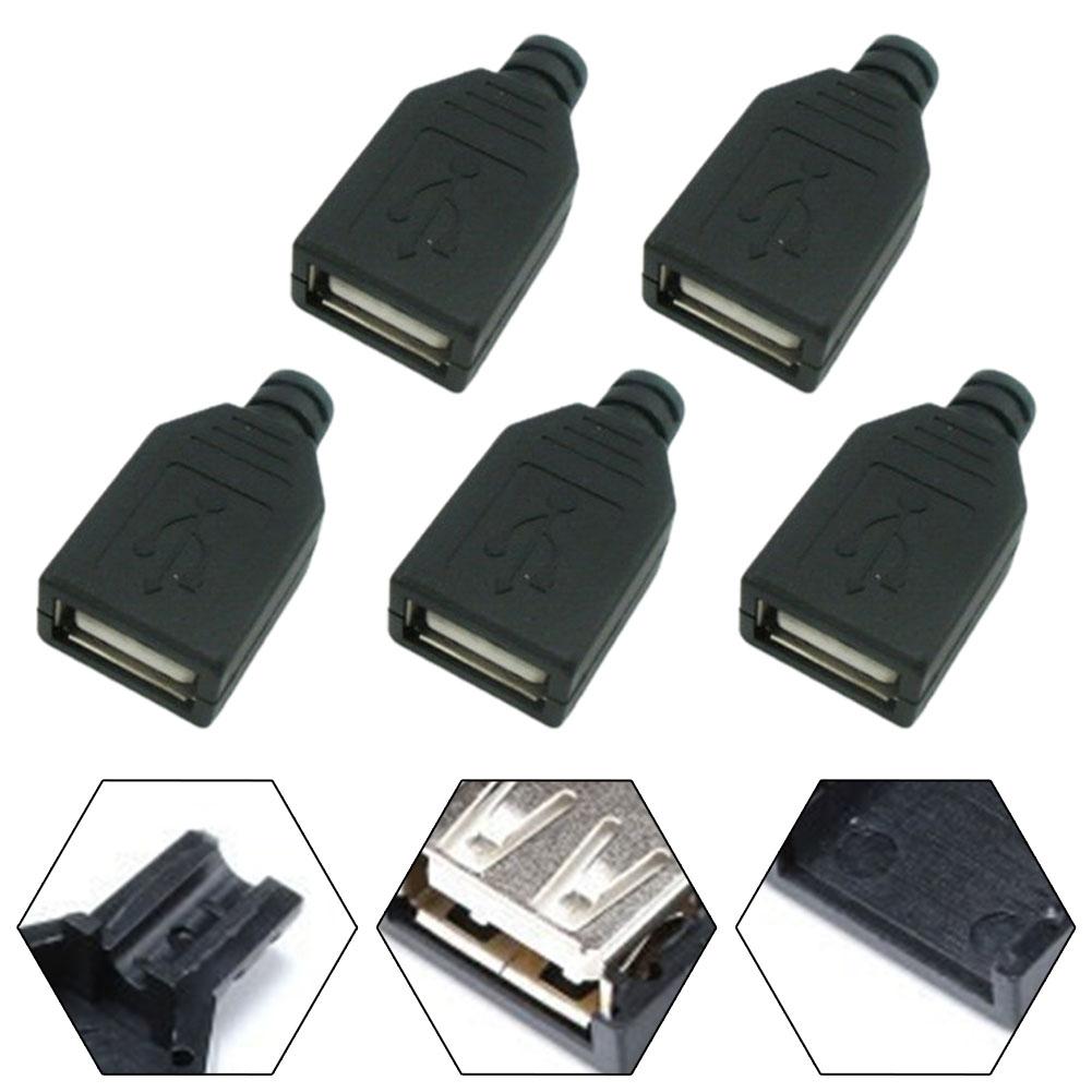 Корпус USB-гнезда female USB 2.0 5V Мобильное гнездо female
