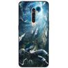Чехол для OPPO Reno 2 Мягкий ТПУ Силикон Мультяшная Задняя Крышка Чехлы для Телефона ТПУ Черный Бампер для Корпуса PCKM70, PCKT00, PCKM00, CPH1907