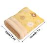 Cute Cat Sleeping Bag Cartoon Thickened Cat Cave Bed Pocket Type Winter Warm Cat Nest Mat Pet Supplies