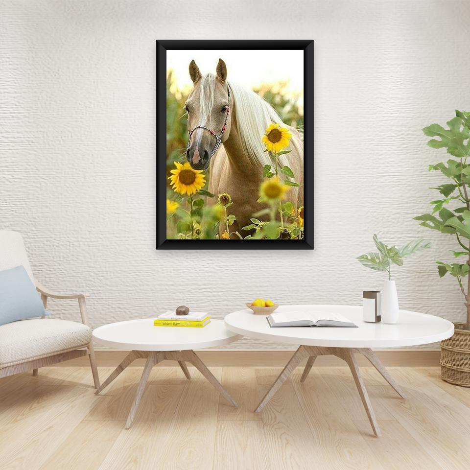 DIY Лошадь 5D алмазная живопись полный круглый дрель набор для вышивки крестом животное вышивка мозаика стены книги по искусству стразы подарок домашний декор