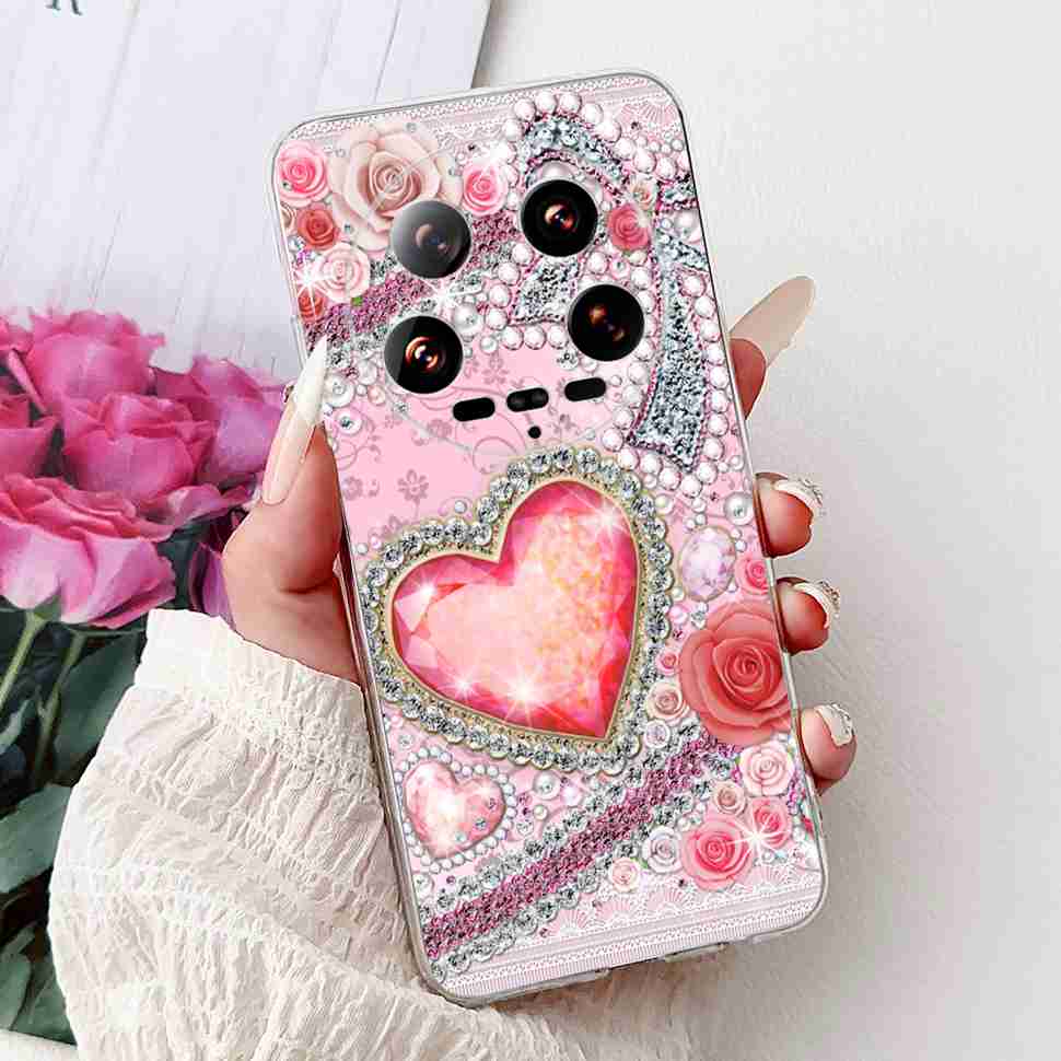 Case For Xiaomi 14 Ultra Butterfly Silicone Soft Phone Cover For Xiaomi Mi 14 Mi14 Ultra Shockproof Back Fundas Xiaomi 14Ultra