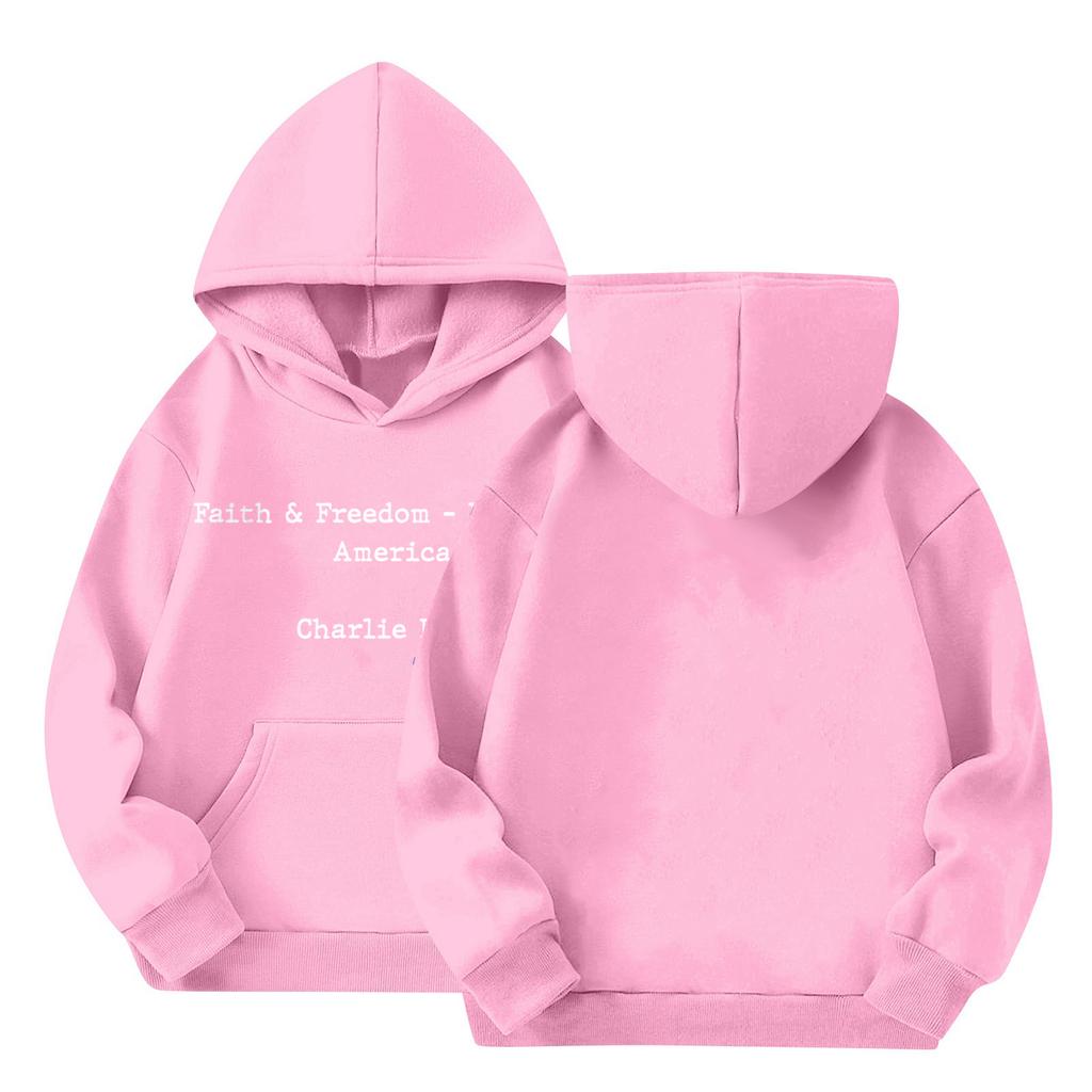 Cute Hoodies For Teen Children Trendy Preppy Hooded Sweatshirts Oversized Long Sleeve Shirts Clothes For Children