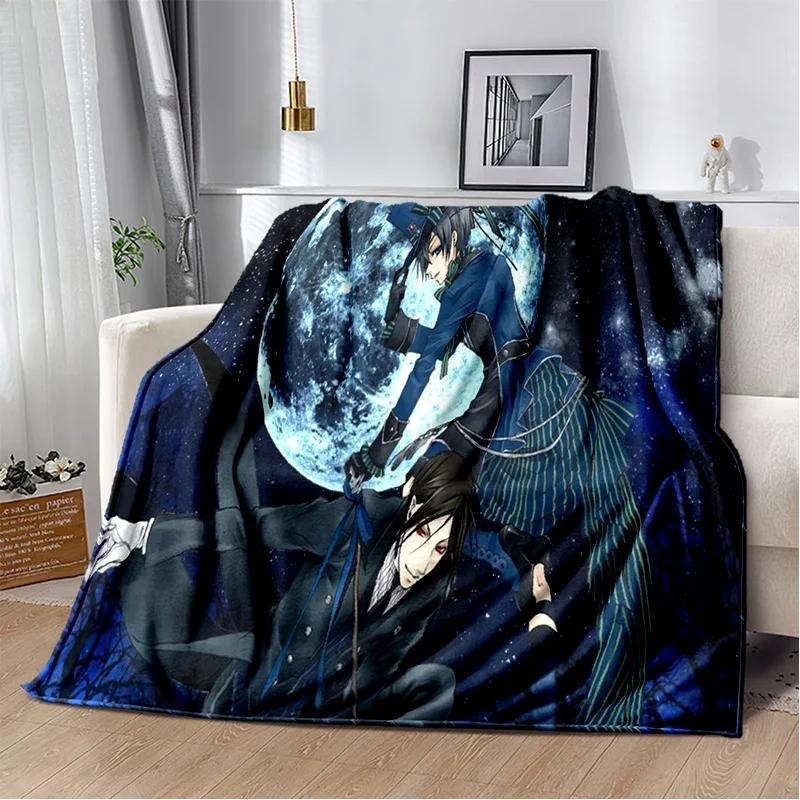 3D аниме Черный дворецкий мультяшное одеяло, мягкое одеяло для дома, спальни, кровати, дивана, пикника, путешествий, офиса, отдыха, одеяло, детское одеяло