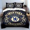 Chelsea Football Club Bedding Set Bedding Duvet Cover Set Duvet Cover Pillowcases Home Decor (1 * Duvet Cover 2 * Pillowcases, without duvet insert)