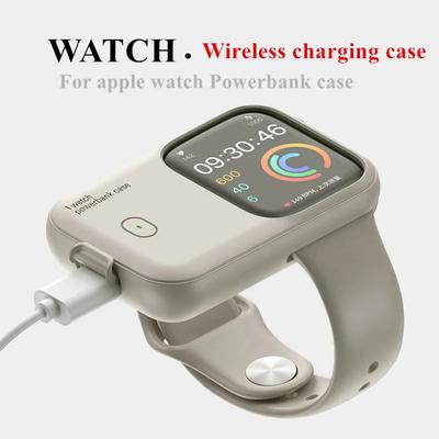 Портативное беспроводное зарядное устройство 1200 мАч Power Bank для Apple Watch 8 7 6 5 4 SE Ultra для iWatch Чехол для быстрой зарядки