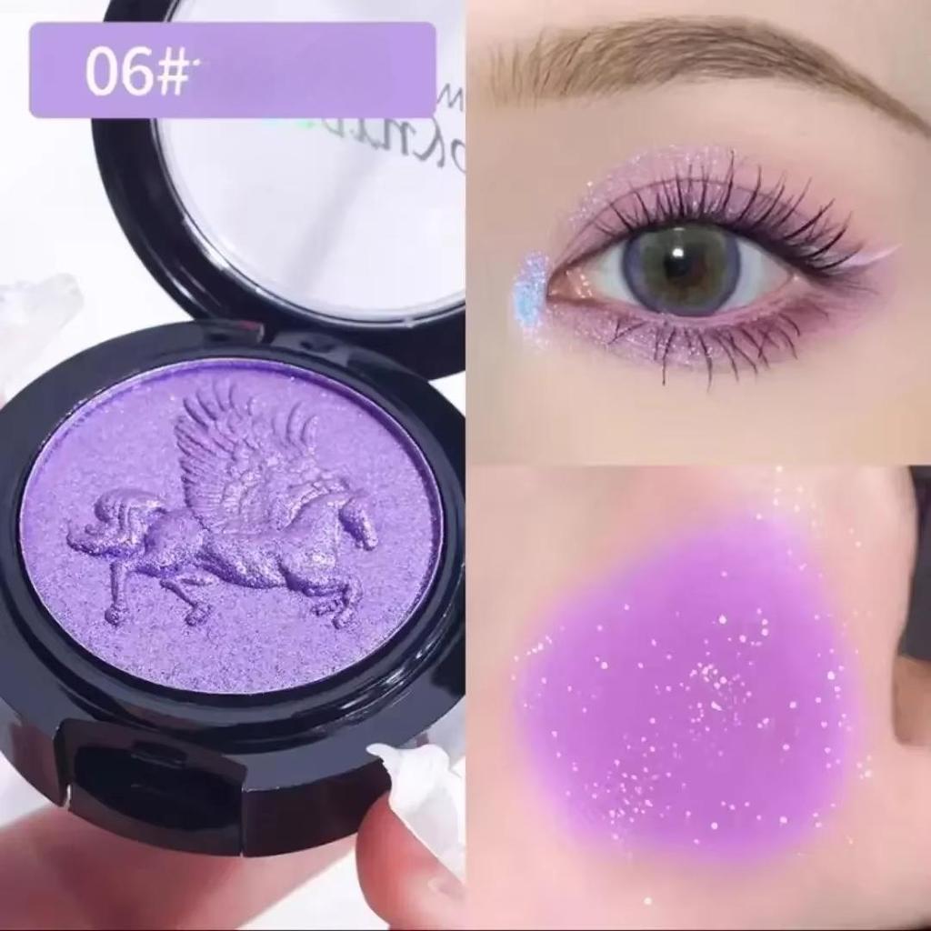 Блестящие тени для век, перламутровый хайлайтер, пудра для макияжа, палитра теней для век с бриллиантами, яркая блестящая косметика для макияжа глаз