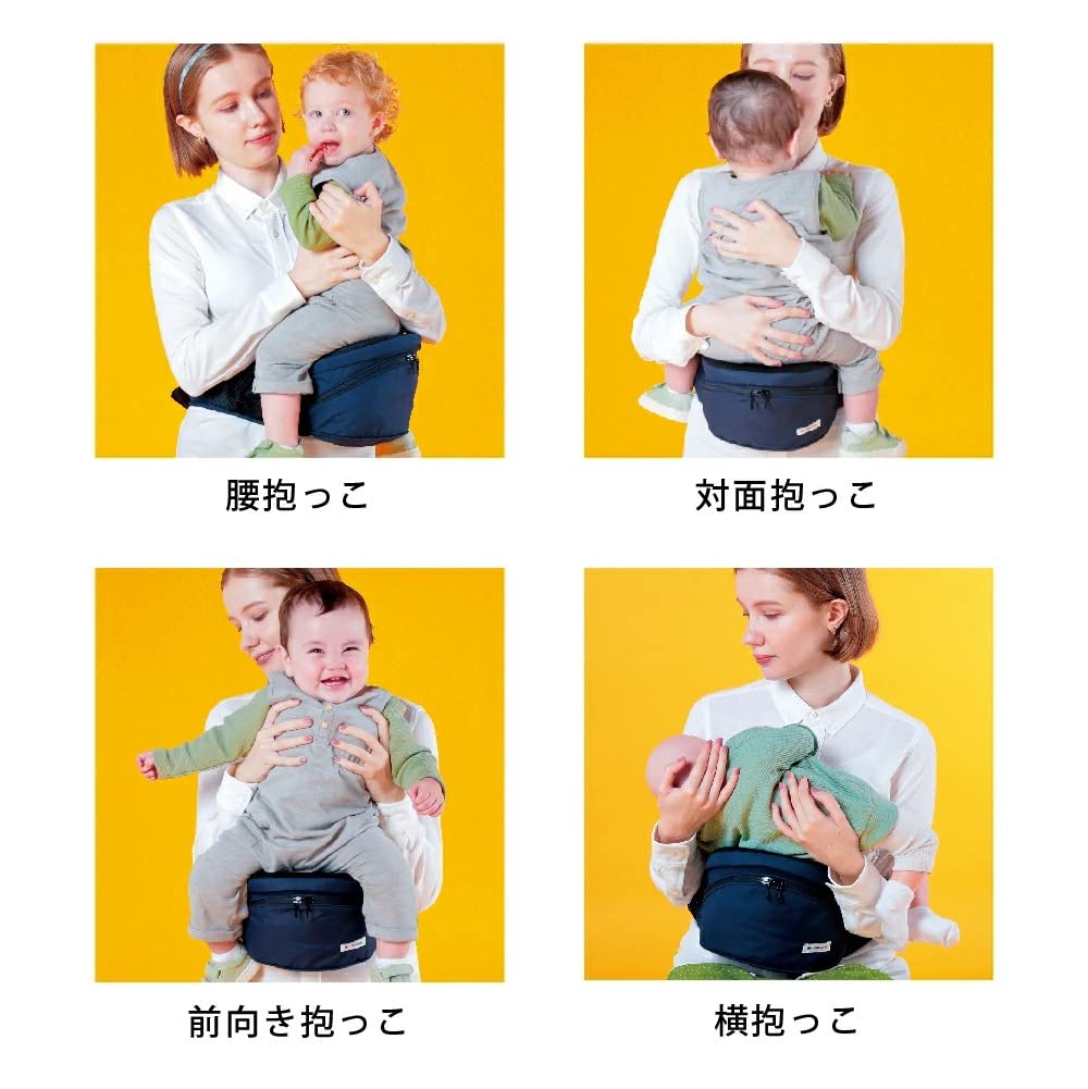 POLBAN BASIC Hip seat переноска для ребенка рипстоп черный