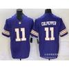NFL Minnesota Vikings 18 Jefferson 9 McCarthy White Purple Embroidered Football Jersey Mens Sports Team Apparel