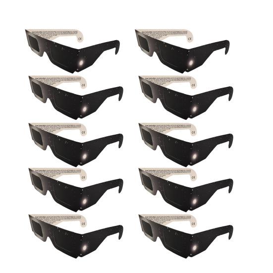 Professional Sun Glasses Solar Eclipse Glasses UV IR Filter Sun Glasses Adults Safe Shades for Direct Sun Viewing