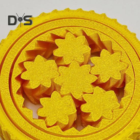 1/5 шт. 3D-печатная игрушка-спиннер для снятия стресса и беспокойства у детей и подростков, для взрослых, с блокирующим механизмом, гироскоп на кончике пальца, портативный, для путешествий, сенсорный спиннинг