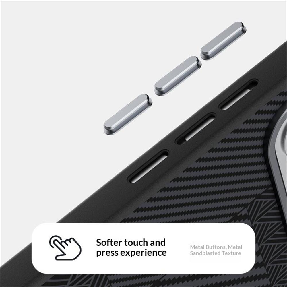 ABEEL For Xiaomi Redmi K90 5G/Poco F8 Pro Magnetic Case PC + TPU + Aluminum Alloy + PU Leather Slim Phone Back Cover
