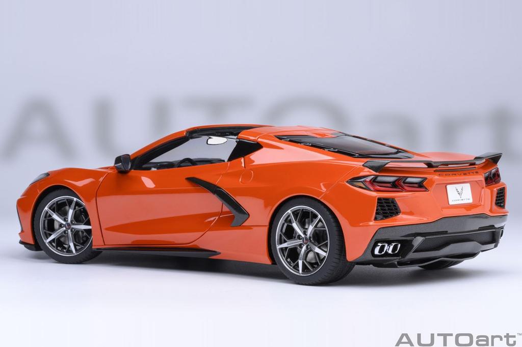 AUTOart Chevrolet Corvette Stingray Z51 Orange Finished Product 1/18 (C8)