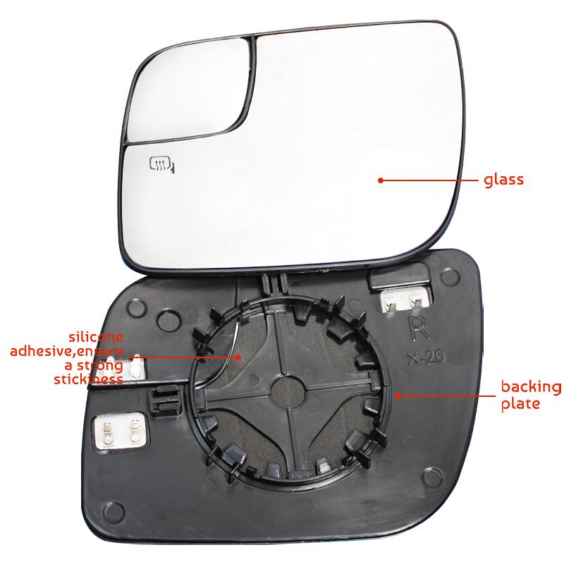 Heating Side Mirror Glass Lens Wing Rear View Mirror Glass For Ford Explorer 2011 2012 2013 2014 2015 2016 2017 2018