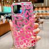 Мягкий прозрачный чехол для телефона с узором "Розовый леопард" для iPhone 17 16 15 14 13 12 11 Pro Max XS X XR 15 16 Plus 17Air