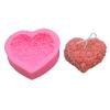 1Pc Heart Rose Flowers Shape Silicone Mould Diy Fondant Chocolate Soap Mold Candle Polymer Clay Molds Crafts Base Tool