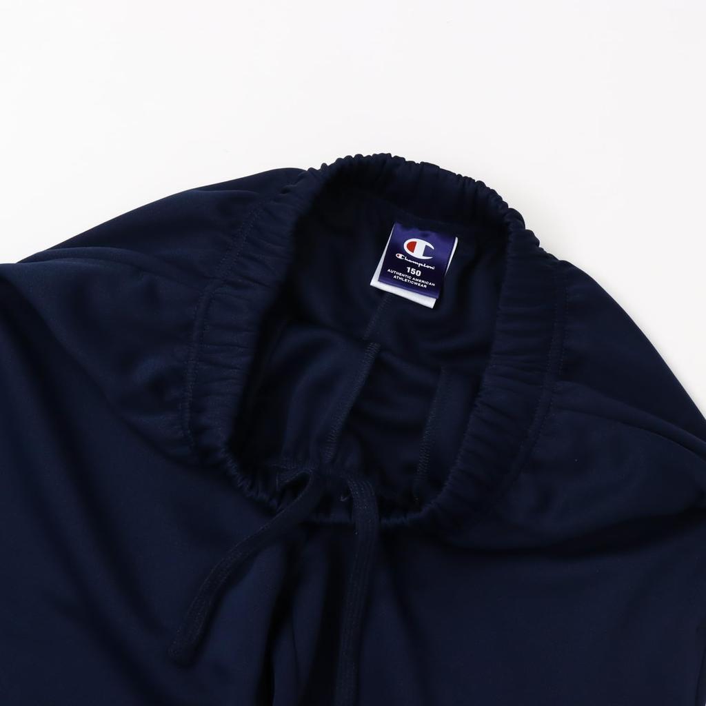 Champion Long Sleeve Tracksuit Set Script Basic Sports Size 110 Kids' (2-Pack), Quick-Drying, Logo, CK-ZSW01, Navy,