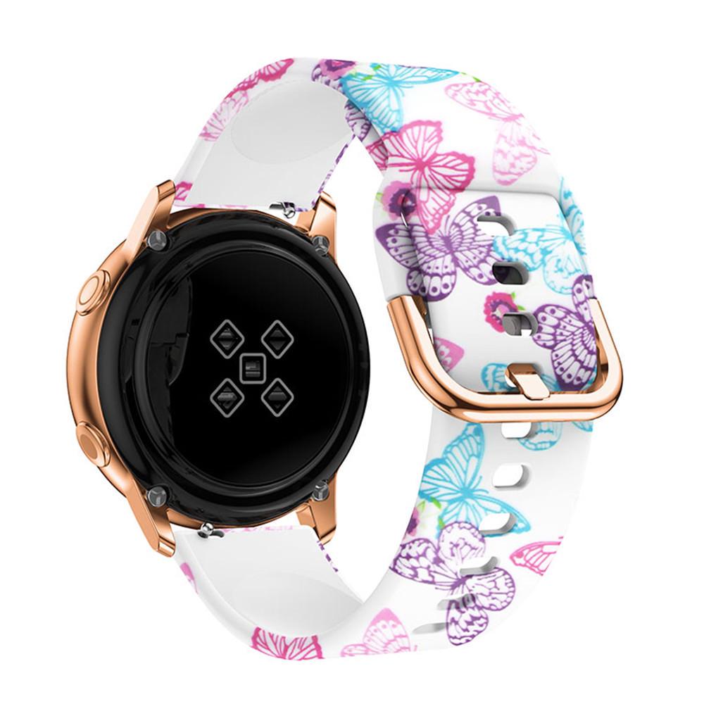 Силиконовый ремешок с принтом 22 мм для Huawei Watch GT2 GT3 GT4 46 мм ремешок для умных часов для Samsung Galaxy Watch 46 мм Gear S3