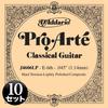 Classic Guitar Loose Strings Pro Arte J4606LP Lightly Polish Set of 10 D'Addario E-6th []