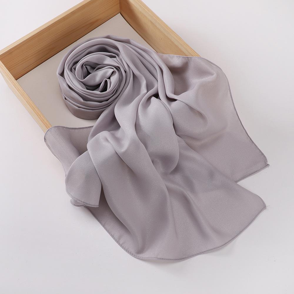 Malaysia's New Women's Head Scarf, Pearlescent Yarn Series Scarf Shawl