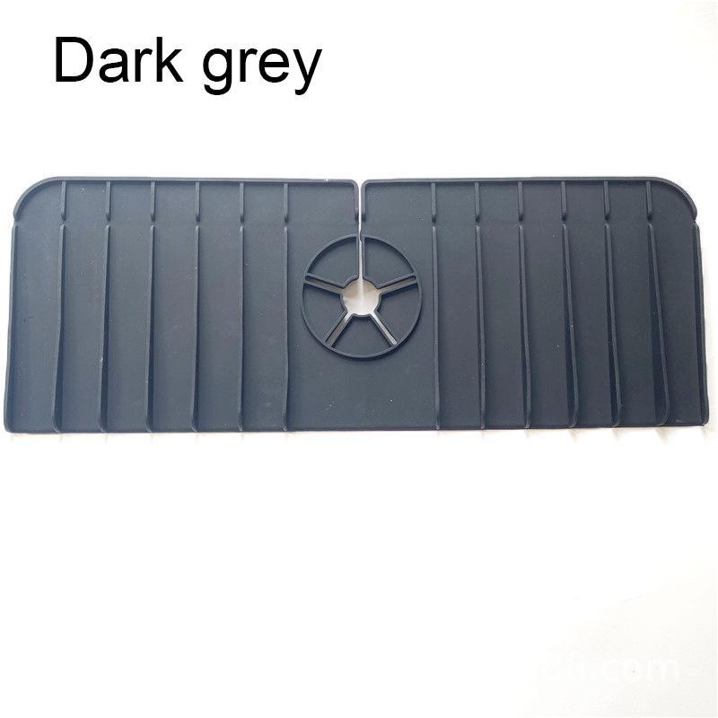 Силиконовый коврик для слива воды из-под крана, брызгозащищенный, водонепроницаемый, протектор основания кухонной/ванной раковины, прочный, нескользящий, термостойкий