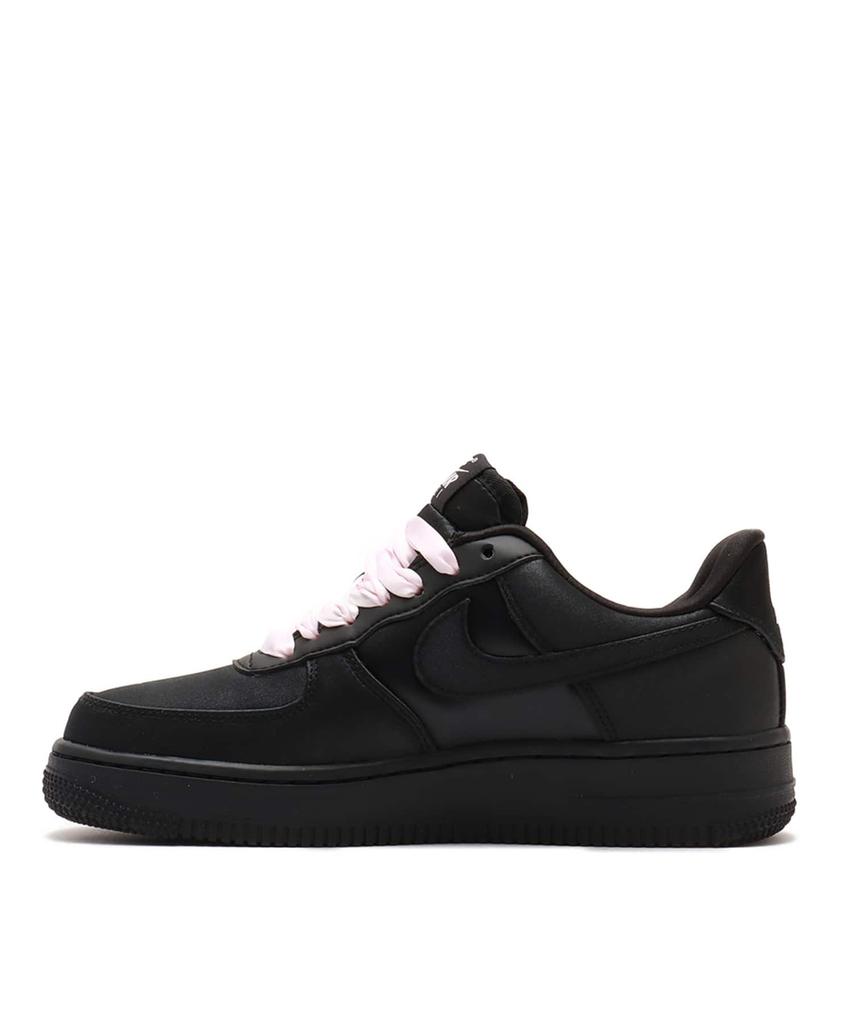 IH2034-010 Nike Air Force 1 Low Черный Атлас (Женский)