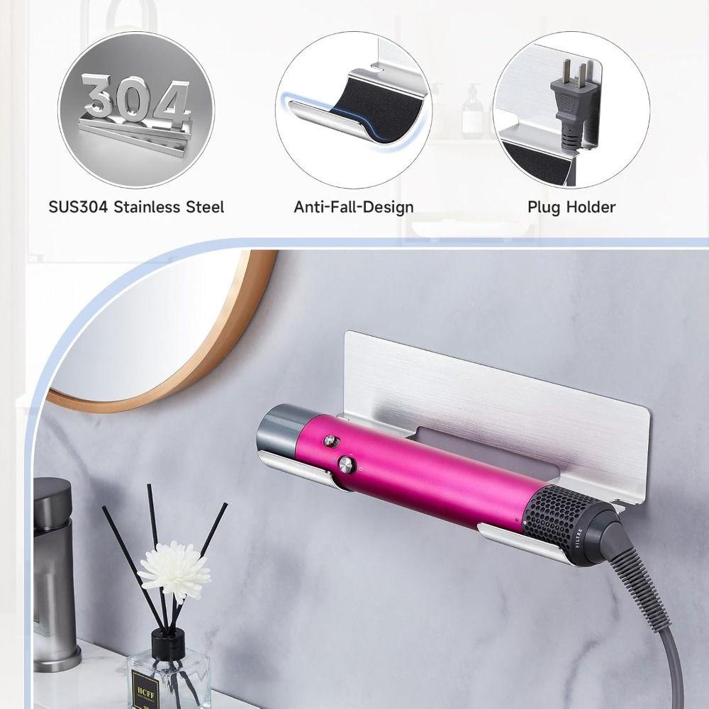 Wall Mounted Straighteners Holder Space Saving Hair Dryer Holder New Hair Curler Bracket for Home