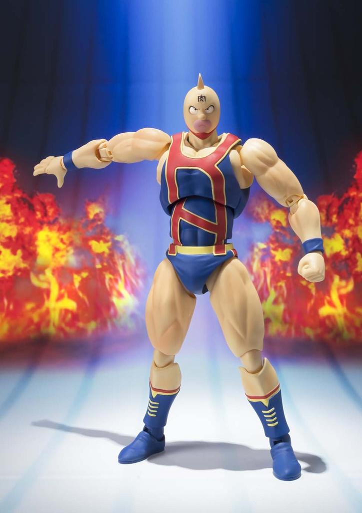 Конкурс Kinnikuman от TAMASHII NATIONS, подвижная раскрашенная фигурка 145 мм SHFiguarts (Трон Вер.) приблизительно. АБС и ПВХ