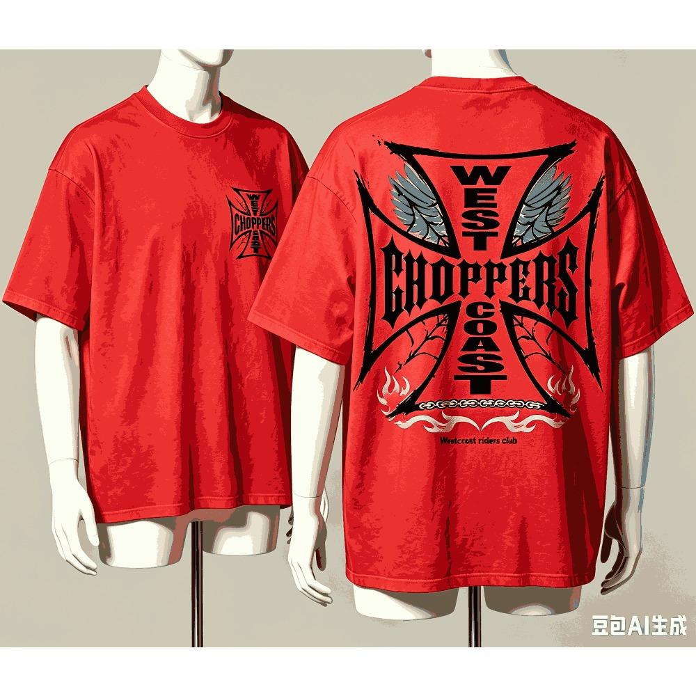 West Coast Choppers for Fan Gift T-shirt Men Women Harajuku Oversized Unisex Short Sleeve Streetwear high quality Couples Classic soft Retro Fashion