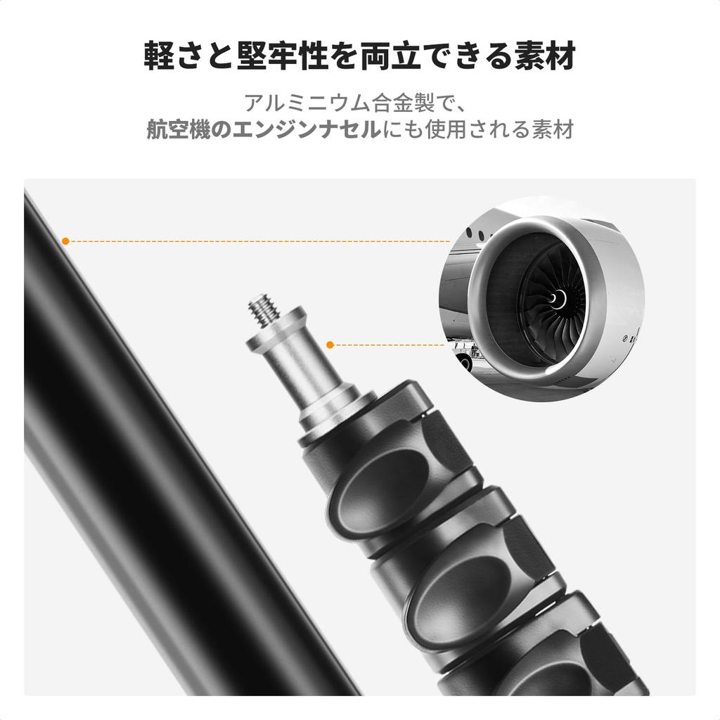 Концептуальная стойка для вспышки для фотосъемки, стойка для вспышки, подходит для неровной поверхности, алюминиевая стойка для фотосъемки, легкая, 870 г, удобная для переноски, компактная