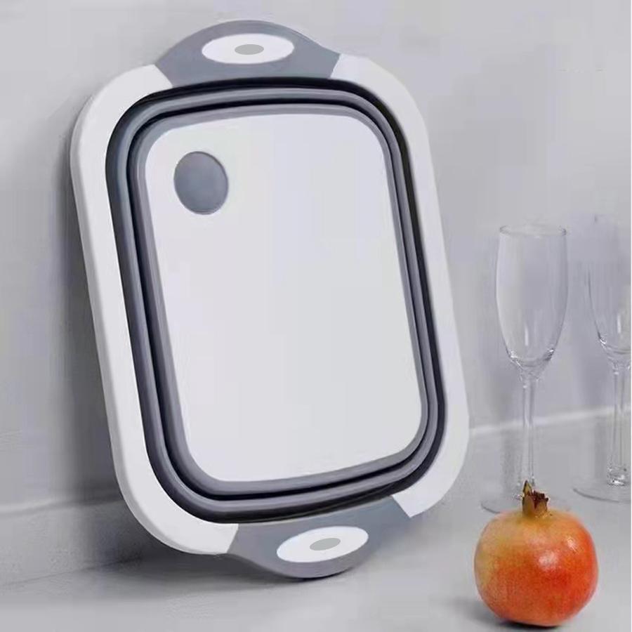 Новая многофункциональная разделочная доска Складная разделочная доска Кухонные принадлежности Удобная Простая Корзина для сушки Складная