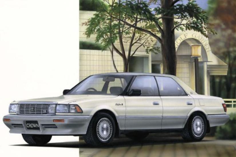 Aoshima Bunka Kyozai Лучший Автомобиль GT Crown Royal Saloon G UZS131 1/24 № 04